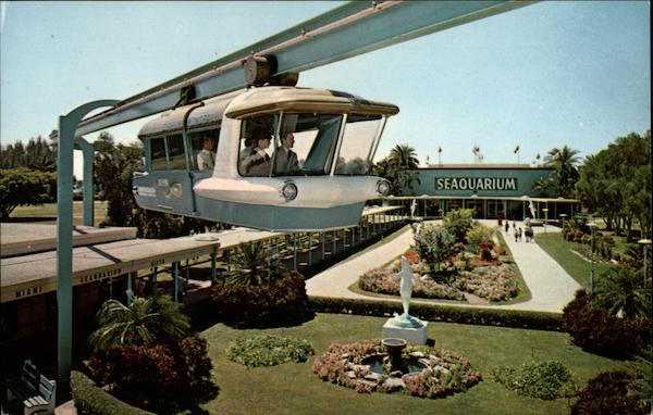 Riding the Space-Rail, Miami Seaquarium Florida