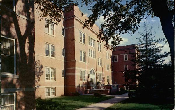Residence Hall on Campus of Northwest Missouri State College Maryville