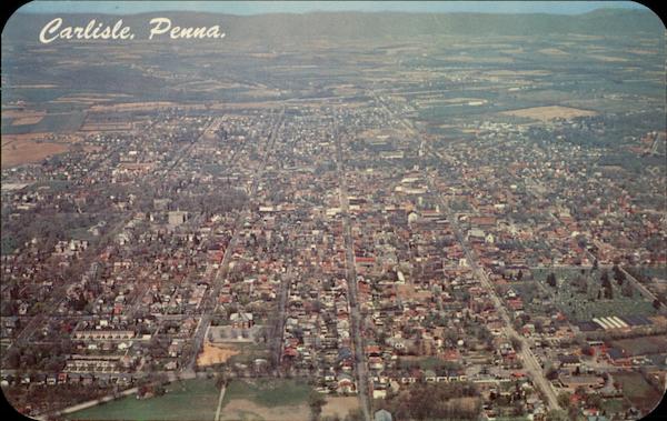 Aerial View of Carlisle, Penna Pennsylvania