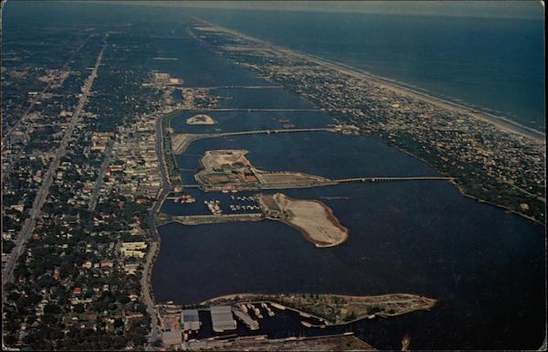 Aerial view of Daytona Beach Florida