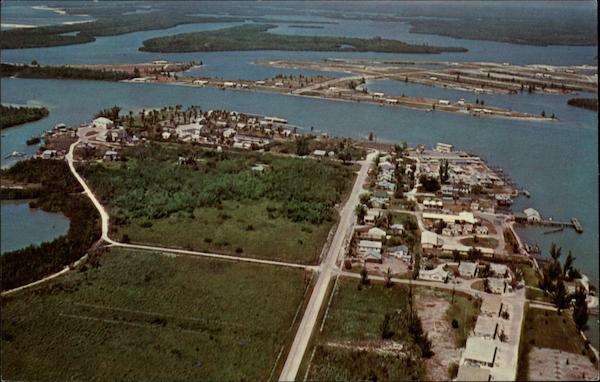 Air view over Marco Island Florida