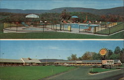 Breeze Manor Motel Breezewood, PA Postcard Postcard