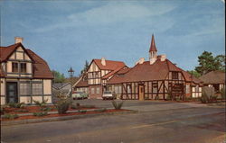Royal Copenhagen Motel Solvang, CA Postcard Postcard