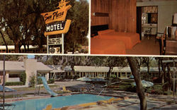 Sun Plaza Motel Silver Springs, FL Postcard Postcard
