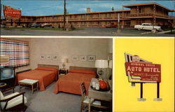 New Admiral Oasis Drive-In Hotel Morton Grove, IL Postcard Postcard