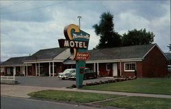 Monticello Motel Portland, OR Postcard Postcard