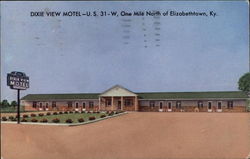 Dixie View Motel Postcard