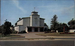 Center Chapel, U. S. Naval Training Center Postcard