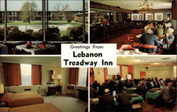 Lebanon Treadway Inn Pennsylvania Postcard Postcard