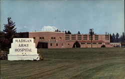 Madigan Army Hospital Fort Lewis, WA Postcard Postcard