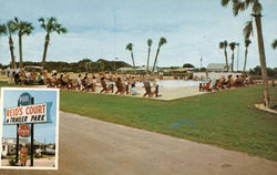 Reid's Court and Trailer Park Panama City, FL Postcard Postcard