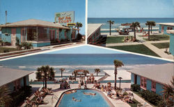 Gulf Side Court Postcard