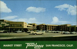 Market Street TraveLodge Postcard