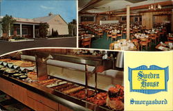 Sweden House Smorgasbord Postcard