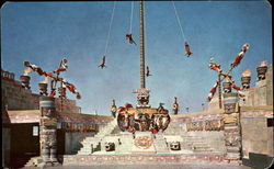 Aztec Fliers - Hotel Casablanca Tropical Postcard