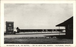 Sanders U.S. 395 Motel, on Hi-Way 395, North Postcard