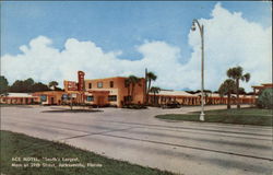 Ace Motel Jacksonville, FL Postcard Postcard