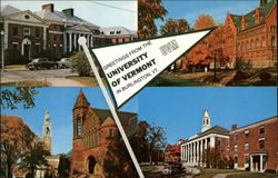 Greetings from the University of Vermont Burlington, VT Postcard Postcard