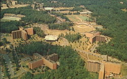 South Campus Residence Halls, University of North Carolina Postcard