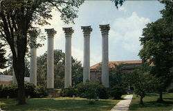 The Columns, Westminster College Campus Fulton, MO Postcard Postcard