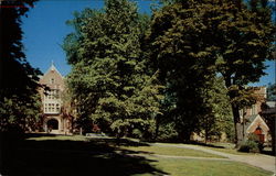 Roemer Hall & Library, Lindenwood College Postcard