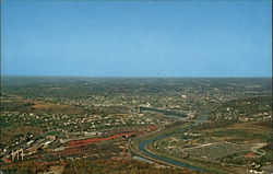 Aerial view of Butler Pennsylvania Postcard Postcard