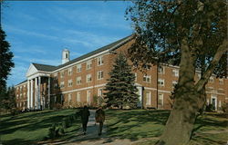 North Halls, Slippery Rock College Postcard