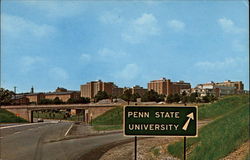 Pennsylvania State University Postcard