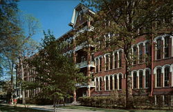 John Sutton Hall, Indiana State College Postcard