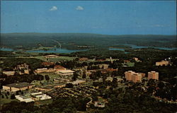 Aerial View of Clemson University Campus Postcard