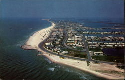 Aerial View of Clearwater Beach Florida Postcard Postcard