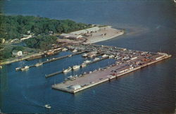 Aerial view of St. Andrew's Marina Panama City, FL Postcard Postcard