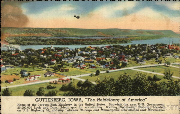 The Heidelberg of America Guttenberg Iowa