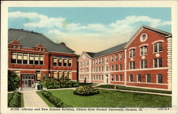 Library and New Science Building, Illinois State Normal University