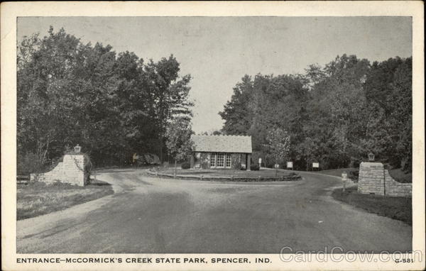 Entrance - McCormick's Creek State Park Spencer Indiana