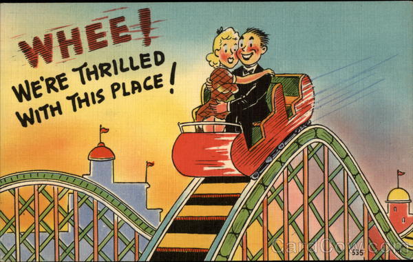 Whee! We're Thrilled With This Place! Comic, Funny