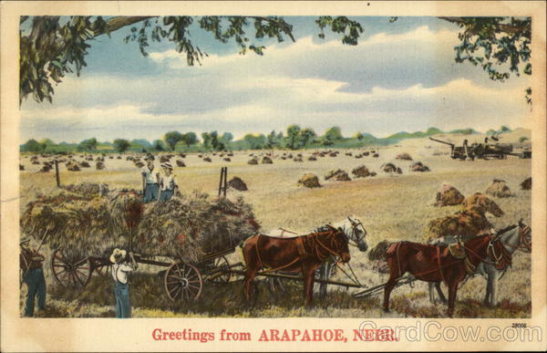Greetings from Arapahoe, Nebr Nebraska