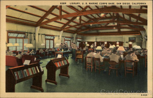 Library, U.S. Marine Corps Base San Diego California