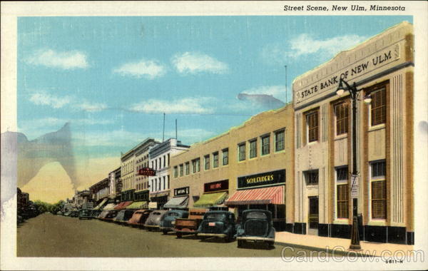 Street Scene New Ulm Minnesota