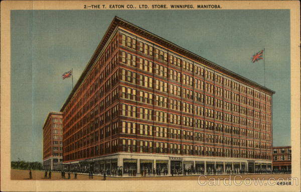 The T. Eaton Co., Ltd. Store Winnipeg MB Canada Manitoba