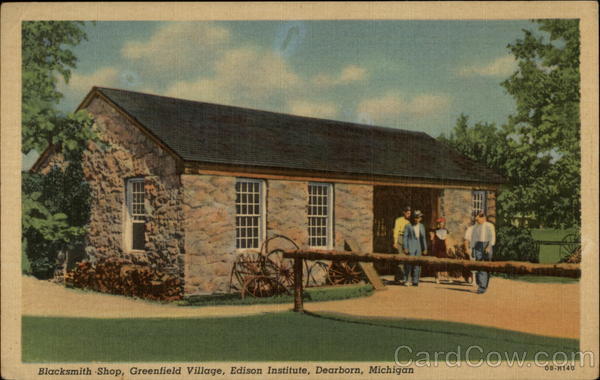 Blacksmith Shop, Greenfield Village, Edison Institute Dearborn Michigan