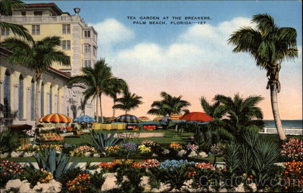 Tea Garden at the Breakers Palm Beach Florida