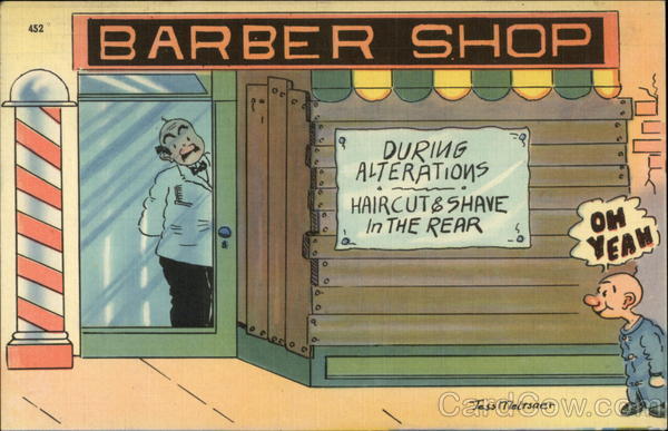 Barber shop Comic, Funny