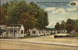 Burnett's Tourist Court Postcard