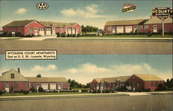 Wyoming Court Apartments Postcard