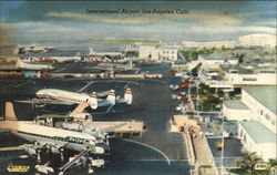 International Airport Los Angeles, CA Postcard Postcard