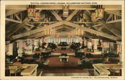Canyon Hotel Lounge Postcard