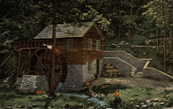 Old Rice Grist Mill near Norris Dam Postcard