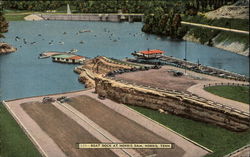 Boat Dock at Norris Dam Postcard