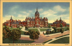 Bird's-Eye View of Johns Hopkins Hospital Baltimore, MD Postcard Postcard